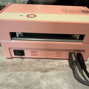 Jade Pink and Cream Thermal Printer
